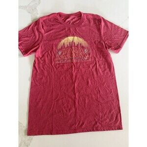 Lollapalooza T-Shirt Adult Small Red 2019 Chicago Concert Band Tee New